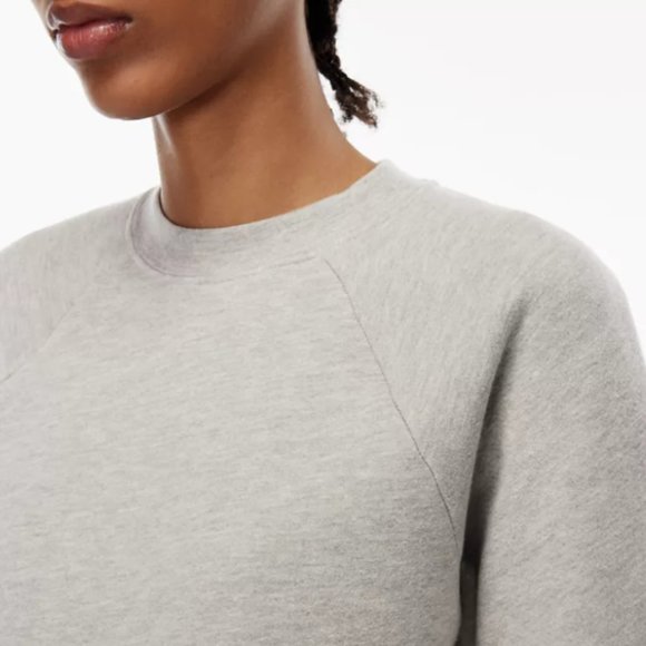 Denim Forum THE '70S RAGLAN SHORT-SLEEVE SWEATSHIRT - NWT - Picture 2 of 6